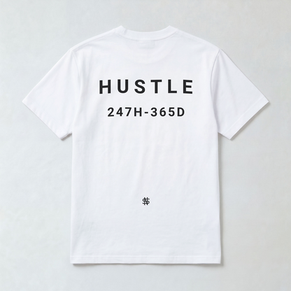HUSTLE Regular Tee - gym edition