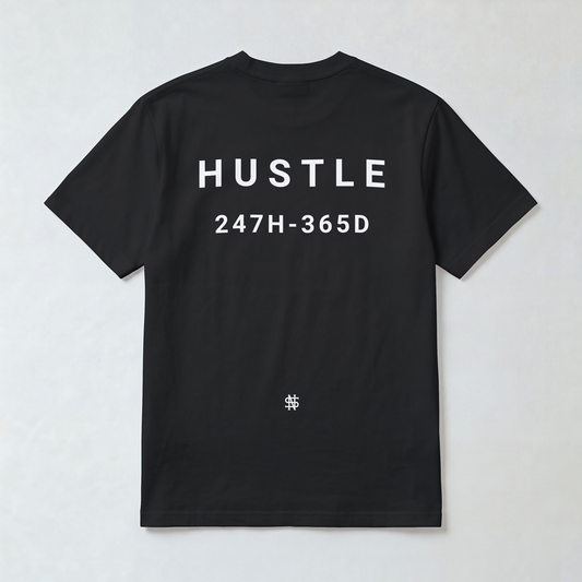 HUSTLE Regular Tee - gym edition